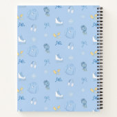 Hiver Wonderland Figure Patinage Carnet bleu (Dos)