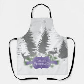 Hiver Wonderland Tout-En-Plan Imprimer Tablier - V (Recto)