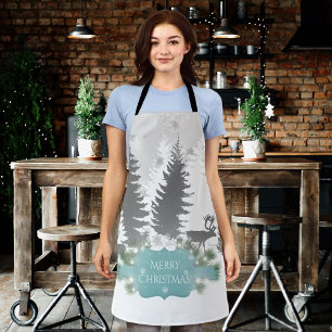 Hiver Wonderland Tout-En-Tout Imprimer Tablier - T