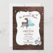 Hivernal Genre Reveal Invitation L'aventure commen (Devant)