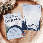 Hivernal Ours Chouette neige beaucoup Merci Baby s