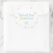 Hivernal pays des merveilles, Autocollant de Merci (Sac)