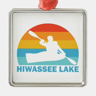 Hiwassee Lake North Carolina Kayak Metalen Ornament