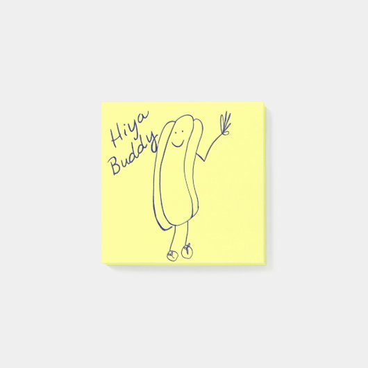 Hiya Buddy Post-It Notes (Devant)