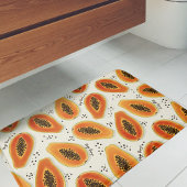 Hiya Papaya Pattern Badmat