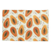 Hiya Papaya Pattern Kussensloop (Achterkant)
