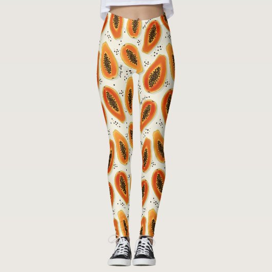 Hiya Papaya Pattern Leggings (Voorkant)