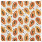 Hiya Papaya Pattern Stof (Swatch)