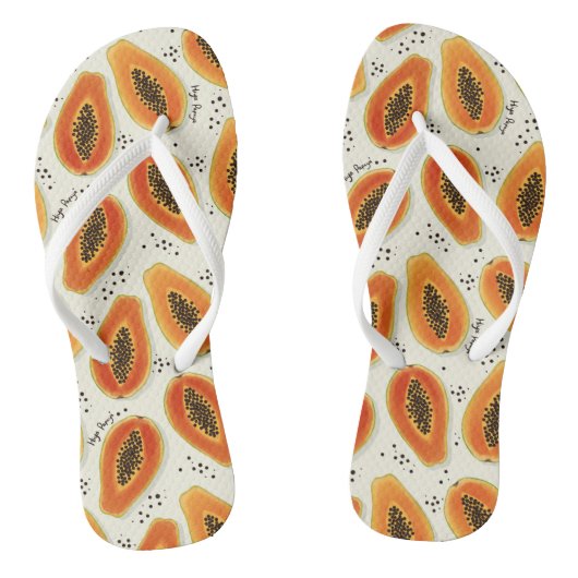Hiya Papaya Pattern Teenslippers (Voetbed)
