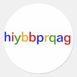 hiybbprqag ronde sticker
