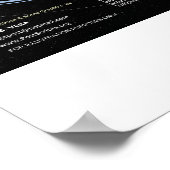 Hizkia's teken - hemels teken poster (Hoek)