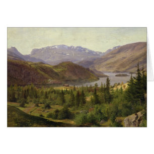 Hjelle dans Valders, fjord de tuile, 1835
