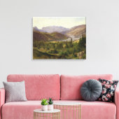 Hjelle in Valders, Tegel Fjord, 1835 Canvas Afdruk (Insitu (Woonkamer))