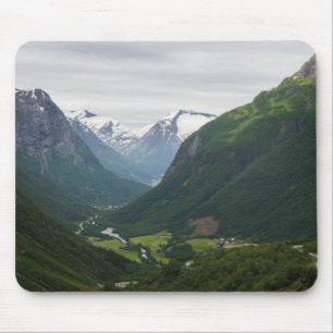 Hjelle valley in Norway mousepad Muismat
