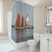 Hjordis & Grand Marais Rideau de douche léger (En situation)