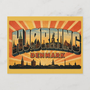 Hjørring Denemarken Kerk Briefkaart