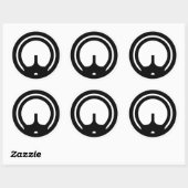 HK 94/MP5 Bezienswaardigheden Ronde Sticker (Vel)