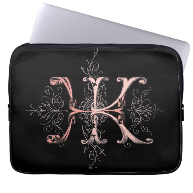 HKH Monogram Laptop Sleeve (Voorkant)