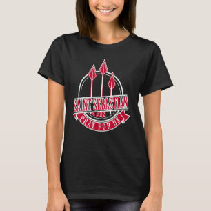 Hl. Sebastiaan Boogschieten Boogschutter Katholiek T-shirt