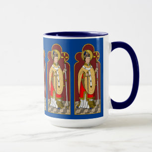 Hl. Thomas Becket met Zwaard (M 033; Gekleurd) Mok
