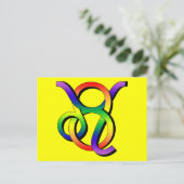 HLBT Leo & Taurus Briefkaart (Staand voorkant)