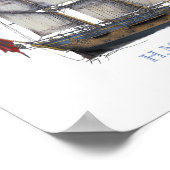 HM Bark Endeavor 1768, tony fernandes Poster (Hoek)