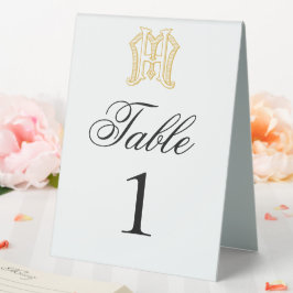 HM-monogram of MH-monogram Tabelteken