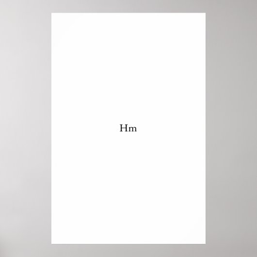 Hm Poster (Voorkant)