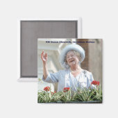 HM Queen Elizabeth, de koningin Moeder 1990 Magneet (Voorkant / Achterkant)