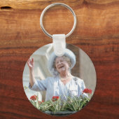 HM Queen Elizabeth, de koningin Moeder 1990 Sleutelhanger (Voorkant)