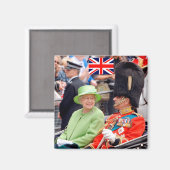 HM Queen Elizabeth-Duke of Edinburgh Magneet (Voorkant / Achterkant)