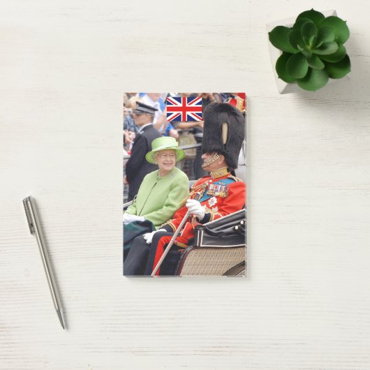 HM Queen Elizabeth-Duke of Edinburgh Post-it® Notes (Kantoor)