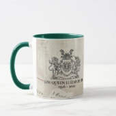HM Queen Elizabeth II 1926-2022 Mug à double face (Gauche)
