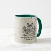 HM Queen Elizabeth II 1926-2022 Mug à double face (Devant droit)