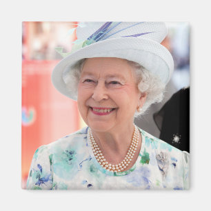 HM Queen Elizabeth II Abu Dhabi Professional Foto Magneet