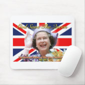 HM Queen Elizabeth II Diamond Jubilee Muismat (Met muis)