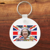 HM Queen Elizabeth II Diamond Jubilee Sleutelhanger (Voorkant)
