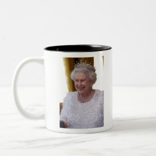 HM Queen Elizabeth II Dublin Tweekleurige Koffiemok