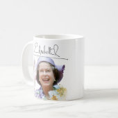 HM Queen Elizabeth II Koffiemok (Voorkant links)