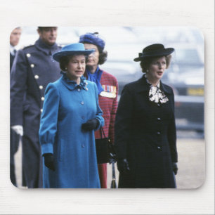 HM Queen Elizabeth II-Margaret Thatcher Muismat