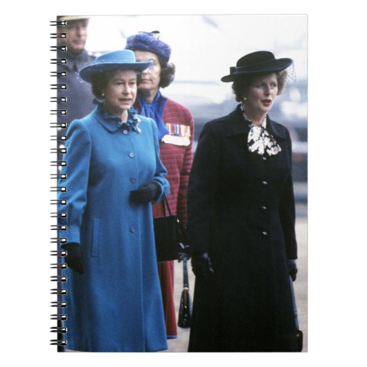 HM Queen Elizabeth II-Margaret Thatcher Notitieboek (Voorkant)