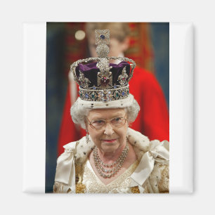HM Queen Elizabeth II Platinum Jubilee Magneet