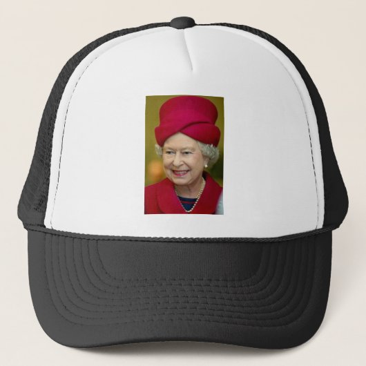 HM Queen Elizabeth II Platinum Jubilee Trucker Pet (Voorkant)