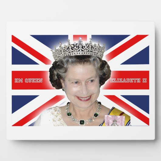 HM Queen Elizabeth II - Pro foto Fotoplaat (Voorkant)