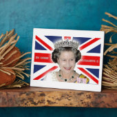 HM Queen Elizabeth II - Pro foto Fotoplaat (Zijkant)