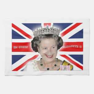 HM Queen Elizabeth II - Pro foto Theedoek