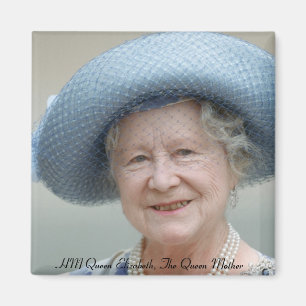 HM Queen Elizabeth, The Queen Moeder 1988 Magneet