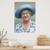 HM Queen Elizabeth, The Queen Moeder Poster (Keuken)