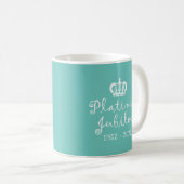 HM Queen Platinum Jubilee Café Mug (Devant droit)