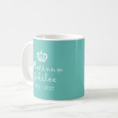 HM Queen Platinum Jubilee Café Mug (Devant gauche)